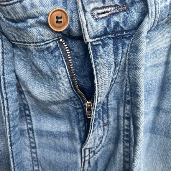 Free people light blue denim mini skirt size 0 - Picture 5 of 9